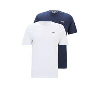 FILA Brod Tee / Double Pack Black Iris-bright White Taglia: L | Magliette basic Outlet | Uomo | Nero