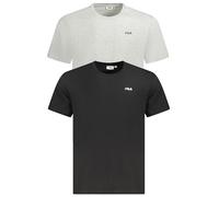 Fila Black Cotton Men T-Shirt - S