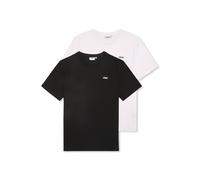 FILA Brod Tee Double Pack Brightwhite-blackbeauty Taglia: L | Magliette basic Outlet | Uomo | Bianco