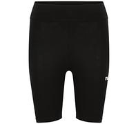 FILA Buckautal-Pantaloncini a Vita Alta Radler, Nero, XL Donna