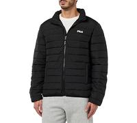 FILA Butzbach Giacca Imbottita Leggera, Nero, XL Uomo