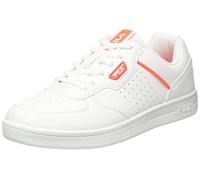Fila C. Court Teens, Scarpe da ginnastica Unisex - Bambini e ragazzi, White Fiery Coral, 38 EU