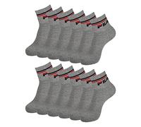 FILA Calza - Calzini sportivi da uomo e donna, 6 paia, -400 grigio melange, 39-42