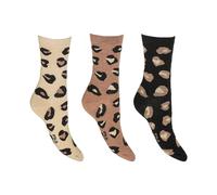 Fila Calza Maculata Tris Pack Beige Donna 39/42