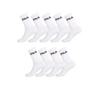 Fila Calze Sportive (Pacco da 9) Uomo (IT, Numero, 35, 38, Regular, Regular, Bianco (Blanc B - Bl))