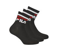 FILA Calze Unisex, 3 Paia Quarter - Calze Corte, Sport, Logo-Band, Uni
