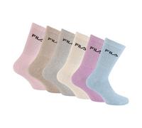 FILA Calzini da uomo Am/Tnx6 (confezione da 6), Viola/Blu/Grigio A1, 39-42