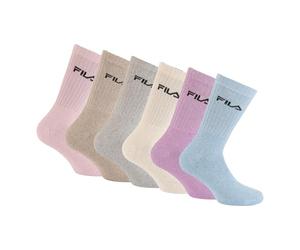 FILA Calzini da uomo Am/Tnx6 (confezione da 6), Viola/Blu/Grigio A1, 39-42