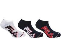 Fila Calzini fantasmini Sportivi per Uomo e ragazzo (pacco da 12) in Cotone elasticizzato, logo, varietà di scelta, multicolore. (IT, Numero, 43, 46, Regular, Regular, ART 2528_ 6 PAIA ASSORTITI)