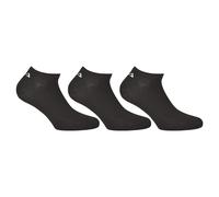 FILA Unisex Invisble Plain 3 Pack calzini neri (35 - 38 EU)