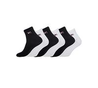 FILA Calzini Uomo Cotone Set di 6 Calze Sportive Uomo, Comodo e Confortevoli, Bianchi, Nero, Taglie 39/42