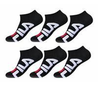 Fila Calzini Uomo Leggero Set di 6 Calze Sportive Uomo, morbidi e resistenti - (200 BLACK - 35/38)