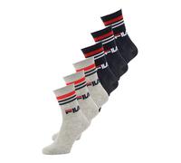 FILA Calzino sportivo grigio sfumato / rosso / nero Donna FILA 35-38