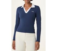FILA Cerrione Slim Johnny Collar Top Black Iris Taglia: M | Maglie a manica lunga Outlet | Donna | Nero