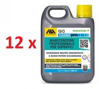 Fila cleaner pro 1 litro x 12 pz detergente la pulizia ordinaria pavimenti gres