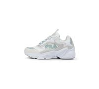FILA COLLENE Logo Teens Sneaker, White-Silver-Blue Haze, 38 EU, White Silver Blue Haze, 38 EU