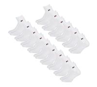 Fila F9303 Unisex Calze Quarter Tinta Unita, Taglia 43/46, Bianca, 3 paia