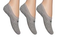 FILA Confezione da 3 calzini invisibili per il mignolo, per uomo e donna, F1252-3