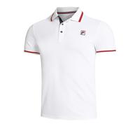 Fila Core Button Piro Polo Uomini - Bianco, Rosso