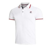 Fila Core Button Piro Polo Uomini-Bianco,Rosso in bianco