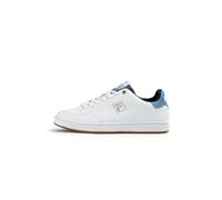 FILA Courtbay F, Scarpe da Ginnastica Uomo, White Gray Violet Navy, 46 EU