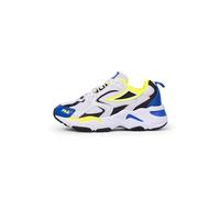 FILA CR-CW02 Ray Tracer Kids, Scarpe da Ginnastica, Nimbus Cloud-Black-Safety Yellow, 28 EU