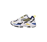 Fila CR-CW02 Ray Tracer Kids - Scarpe da Ginnastica, White-Lapis Blue,