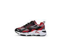 Fila CR-CW02 Ray Tracer Teens Sneaker, Black Red, 37 EU, Black Fila Red, 37 EU