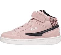 FILA Crew Velcro Mid Kids, Scarpe da ginnastica Unisex - Bambini e ragazzi, Leopardo Malva Pallido, 33 EU