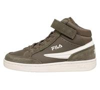 FILA Crew Velcro Mid Kids, Scarpe da ginnastica Unisex - Bambini e ragazzi, Olive Night, 34 EU