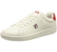 Fila Crosscourt 2 F Low, Scarpe da Ginnastica Basse Uomo, Bianco Rosso White Red, 46 EU