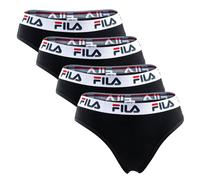 Fila Donna Brasiliana Mutandine - 4er Pacco, Logo-Bund, Cotone Stretch, Unita