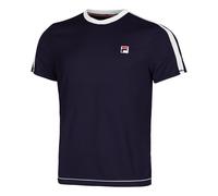 Fila Elias Maglietta Uomini-Blu Scuro,Bianco in blu scuro