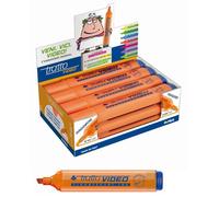 FILA Evidenziatore Punta A Scalpello Tratto Video Arancione - Confezione Da 12 Pezzi