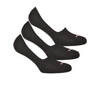 Fila 6 PAIA INVISIBILE GHOST Calzini, unisex calzini corti, PEDALINI CON SILICONE PRESA (2x PACCO DA 3) - Nero, 39-42 (6-8 UK)