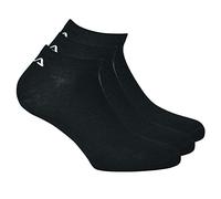 Fila Calzini Invisible Sneaker 3 paia unisex Nero Taglia 43-46