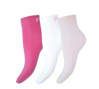 Fila F9300 Quarter Plain Socks 35/38 Calze, 806 Pink Panther, Unisex-Adult
