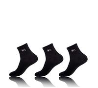 Fila F9303 Quarter Plain Socks 43/46 Calze, 200 Black, Unisex-Adult