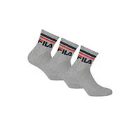 Fila F9398, Calze Unisex, Grigio, 39/42