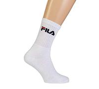 Fila F9505, Calze Unisex, Bianco, 39/42, pacco da 3