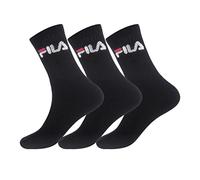 Fila F9505 Tennis 35/38 Calze, 200 Black, (Pacco da 3) Unisex-Adult