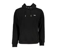 FILA Felpa con cappuccio da uomo, Nero, XXL