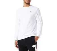 Fila Felpa da Uomo con Petto, Bianco, L