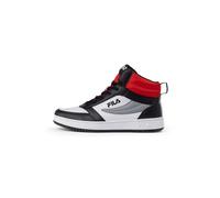 FILA REGA NF Mid Teens, Scarpe da Ginnastica, White-Black Red, 38 EU