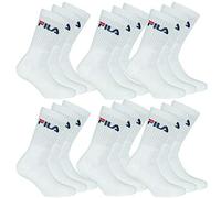 Fila Freizeit & Sport-Socken 18 Paar Sparpack | Damen & Herren Tennis-Socken (Weiß 35-38)