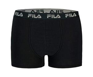 FILA, FU5004 - Boxer basic da uomo, con logo elastico (nero 200), M (taglia Medium), m
