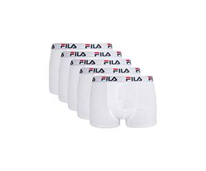 Fila FU5016/5 Uomini Boxers, M, Bianco, 5 Pezzi