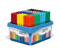 Pennarelli GIOTTO Turbo Maxi punta grossa in fibra 5 mm assortiti Schoolpack da