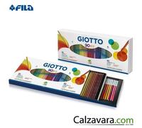 FILA Giotto Scatola 90 Colori - 50 Pastelli Stilnovo + 40 Pennarelli Turbo Color