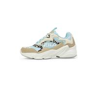 FILA Girls Collene Logo Antique White-blue Glow Taglia: 35 | Scarpe Sportive Outlet | kids | Bianco